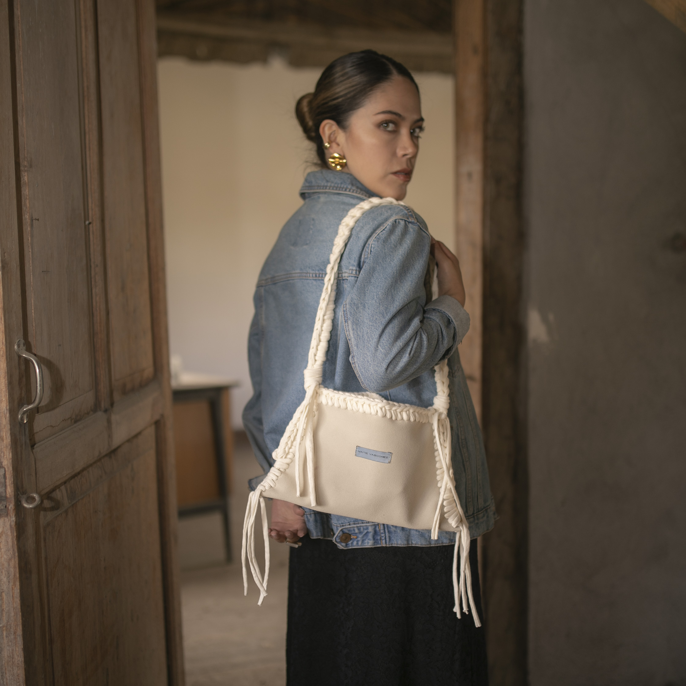 Bolso duo beige