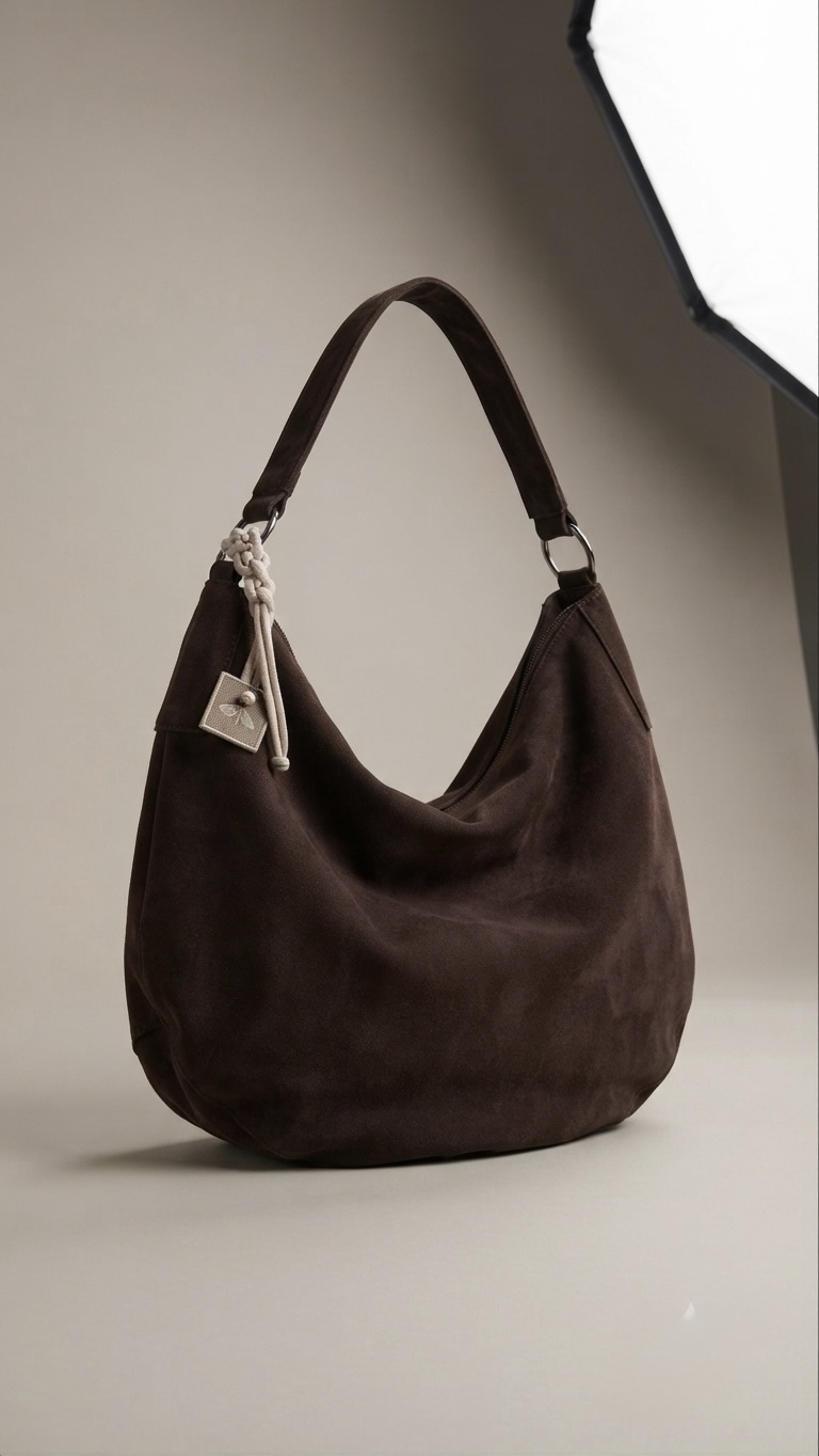 Bolso globo marron